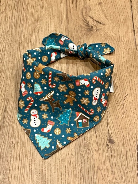 holiday cookies christmas dog bandana