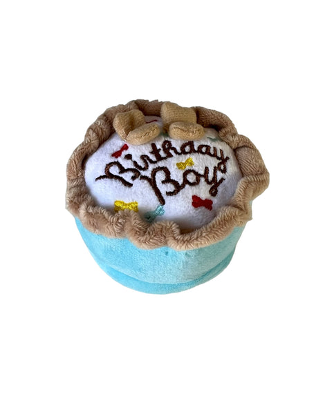 small birthday boy cake plush toy