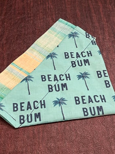 Reversible Beach Lover Dog Bandana