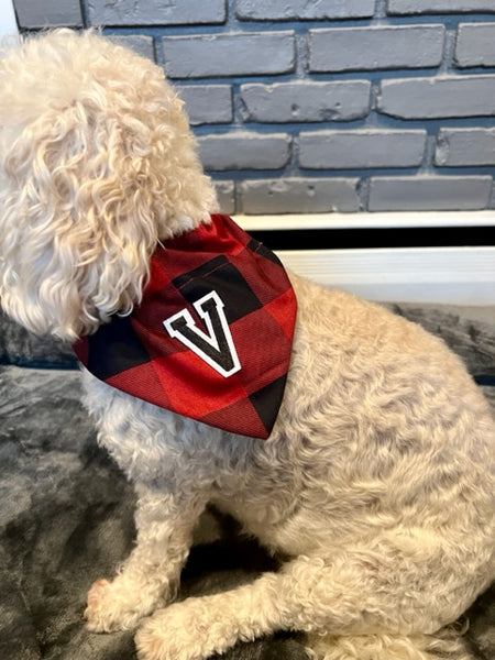 Red Buffalo Plaid Dog Bandana