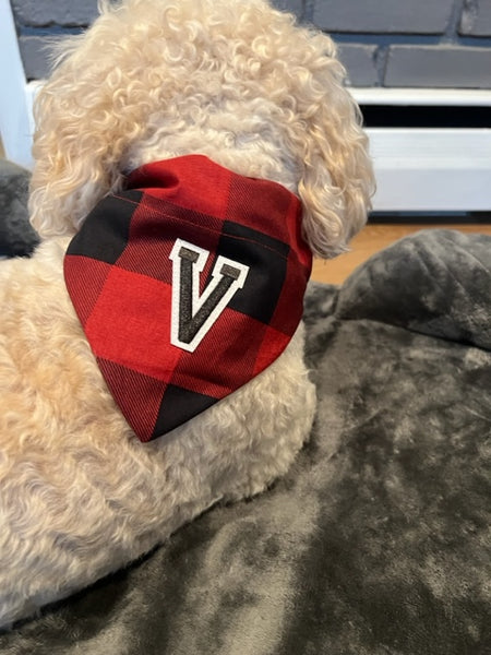 Red Buffalo Plaid Dog Bandana