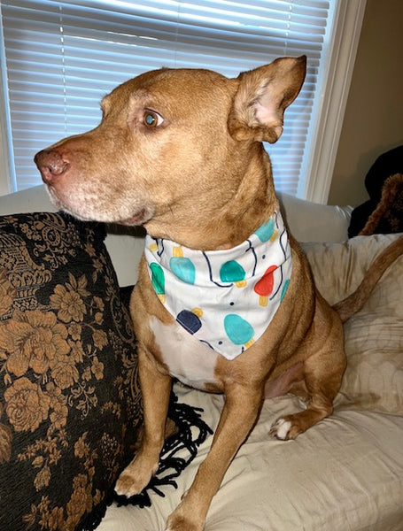 Christmas Lights Dog Bandana