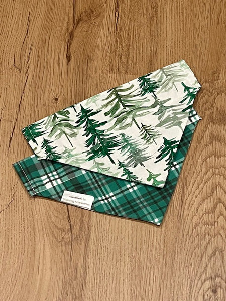 Winter Green Dog Bandana