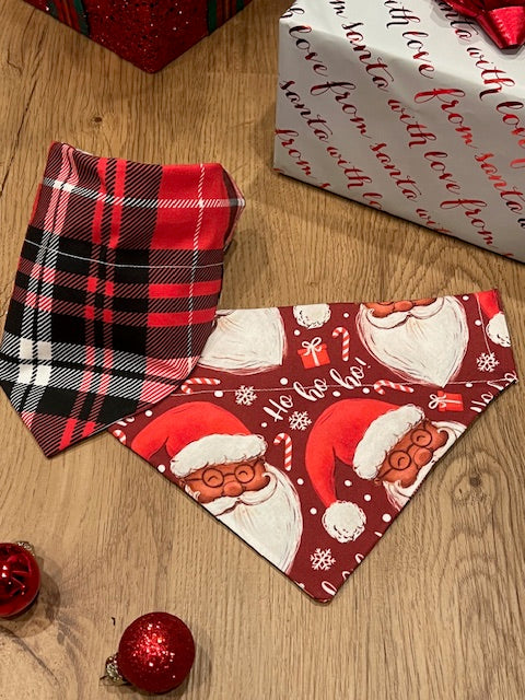 black african american st. nick dog bandana