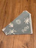 beach themed dog bandana 