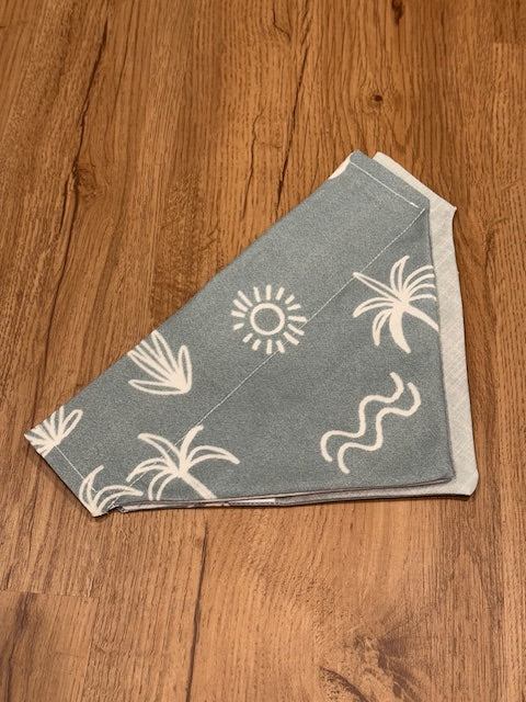 beach themed dog bandana 