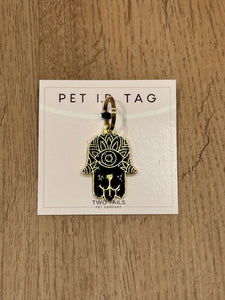 Hamsa Pet Collar Tag