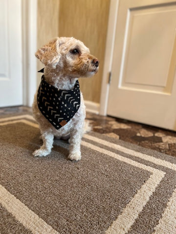 Mud Cloth Dog Bandana