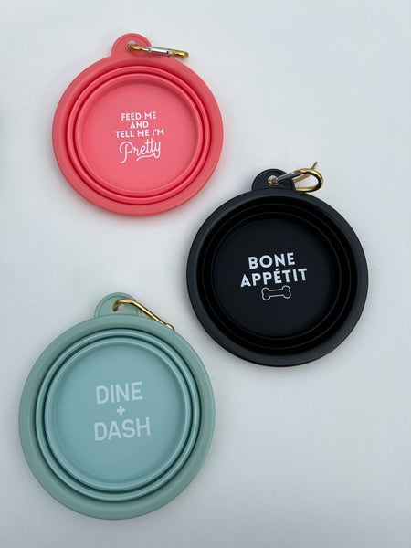 Dine & Dash Collapsible Dog Bowl