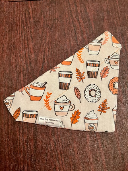 Pumpkin Spice Dog Bandana