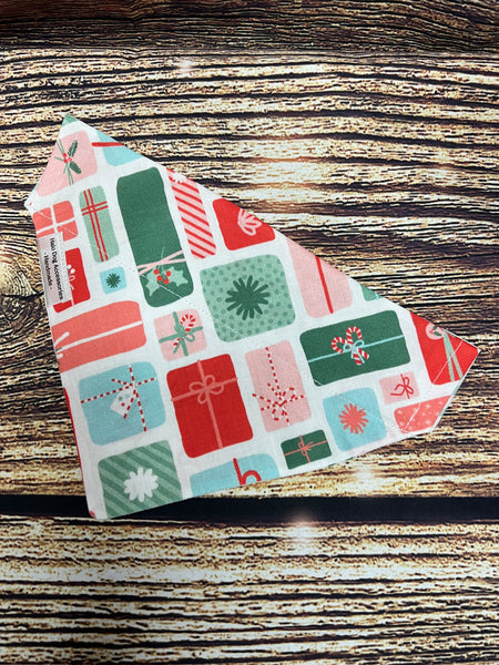 Reversible Holly Jolly Dog Bandana