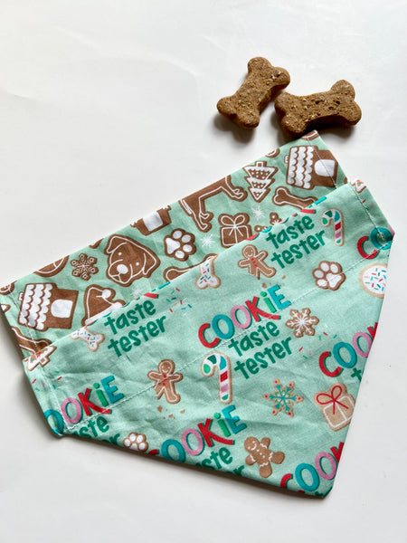 Santa's Cookies Dog Bandana