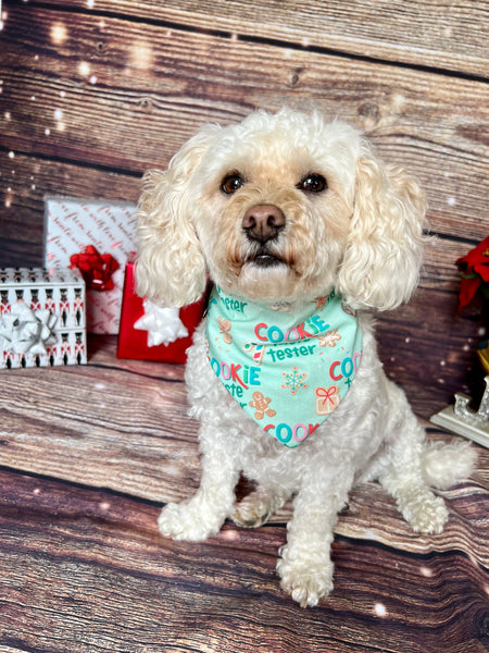 Santa's Cookies Dog Bandana