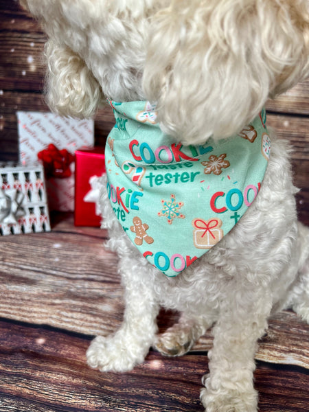 Santa's Cookies Dog Bandana