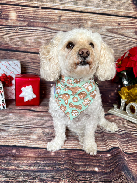 Santa's Cookies Dog Bandana