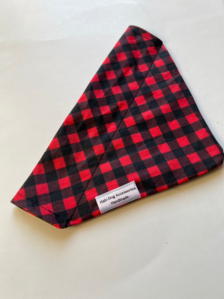 Limited Quantity! Buffalo Plaid Dog Bandana