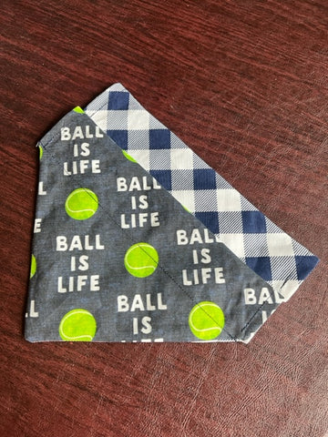 Reversible Ball is Life Dog Bandana