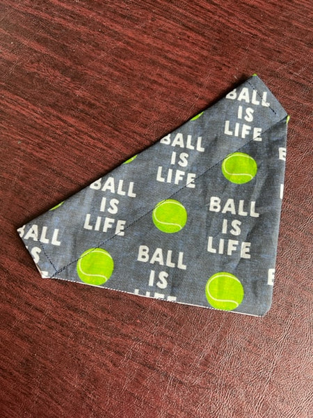 Reversible Ball is Life Dog Bandana